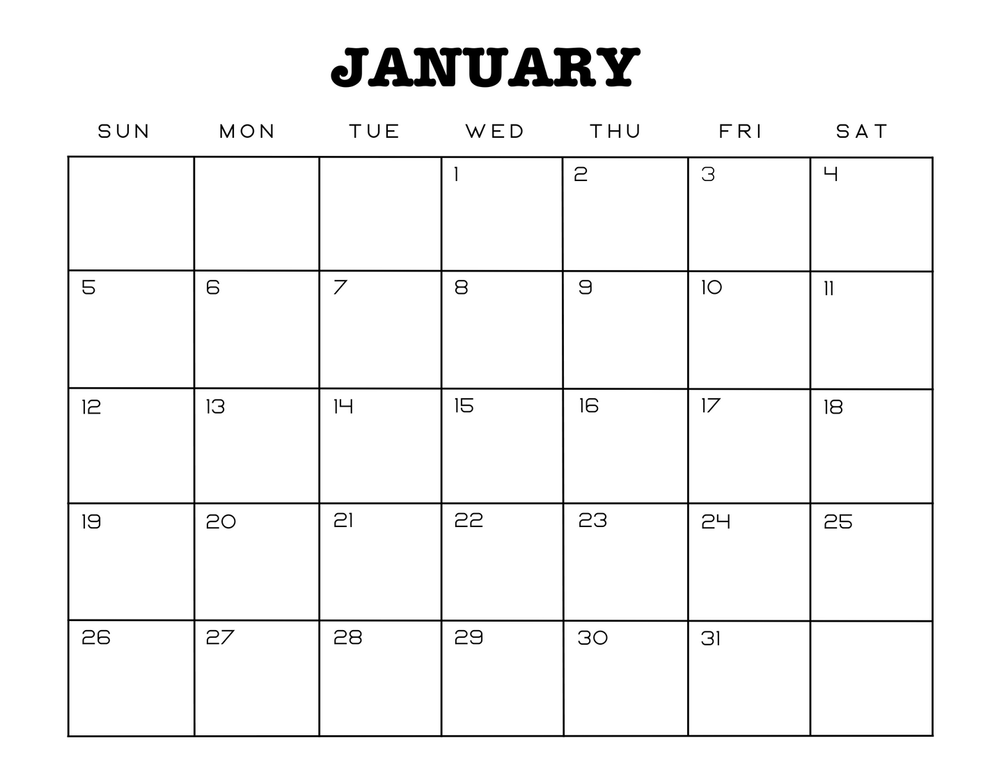2025 CAT CALENDAR